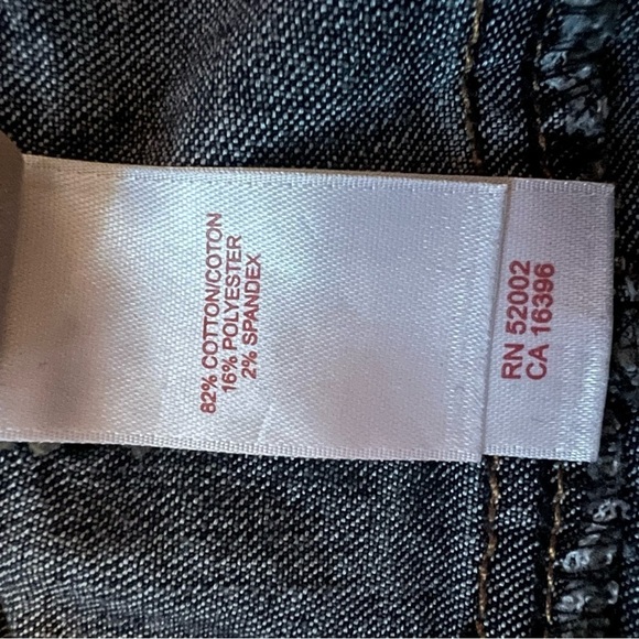 Vintage Tapemeasure Size 10 Straight Leg Blue Denim High Rise Jeans - Picture 11 of 14